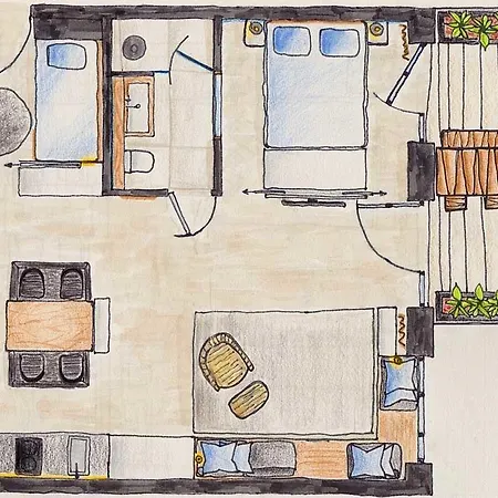 Haus Avella Whg 36 Meer Mit Balkon Apartment